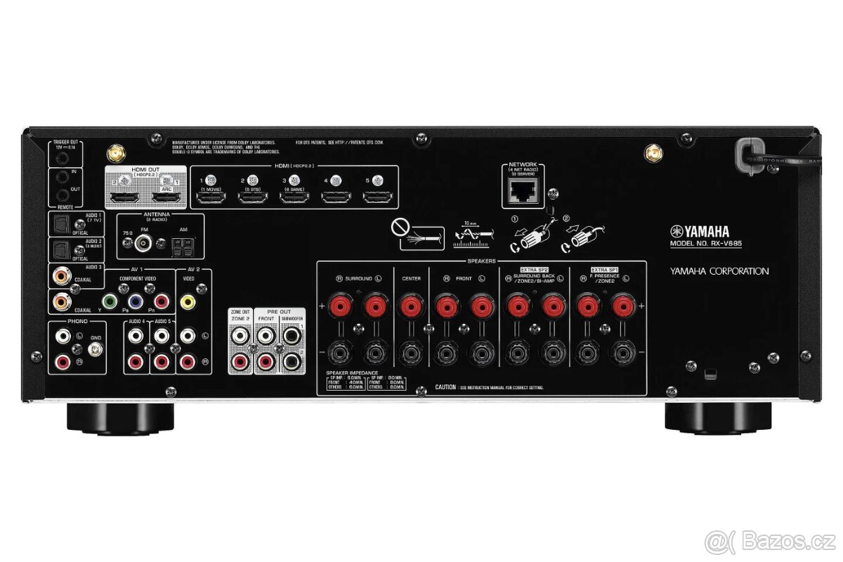 Prodám receiver Yamaha RX-V 685 - 3