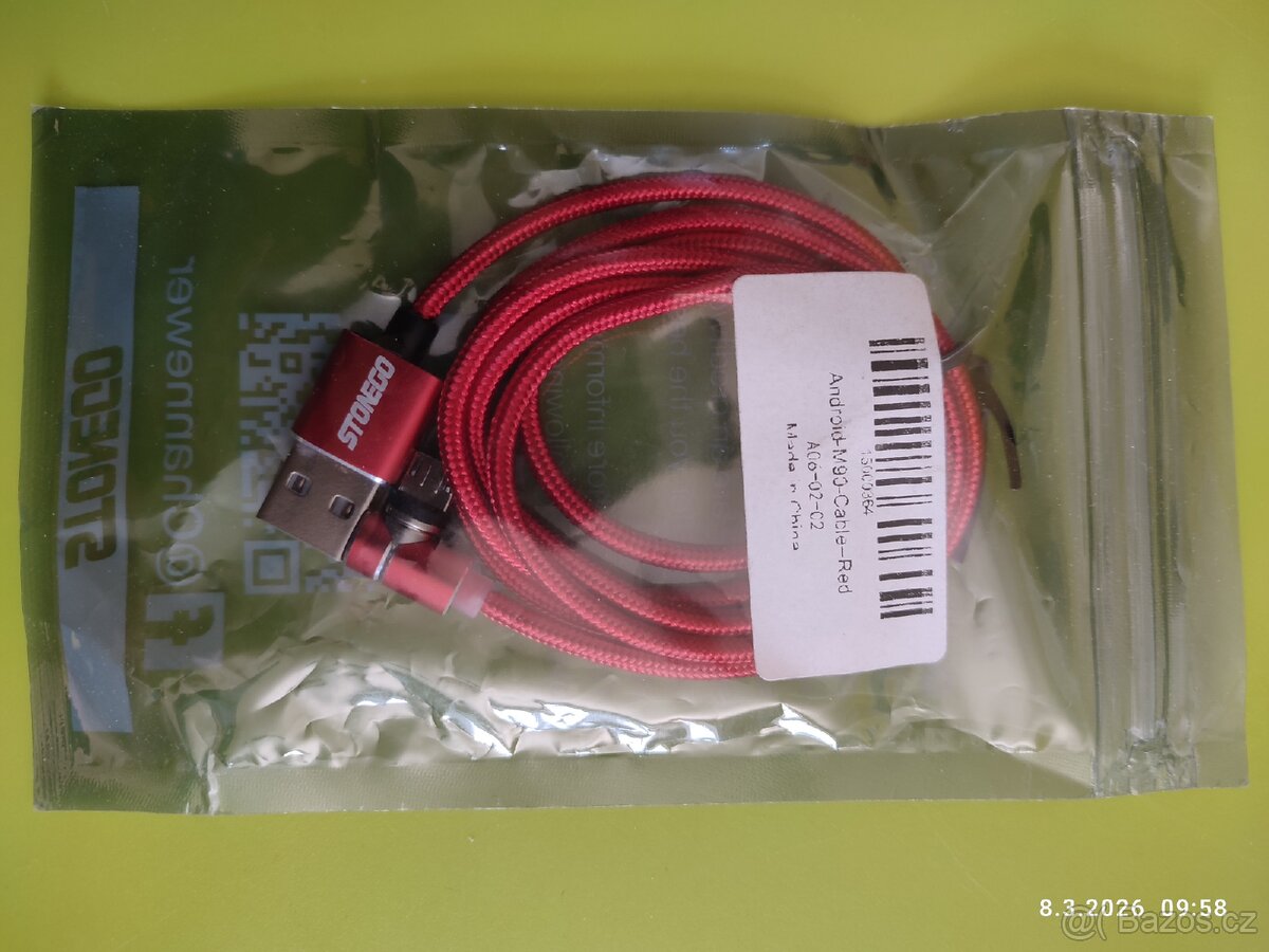 Magnetický micro USB a USB-C nabíjecí a datový kabel. - 3