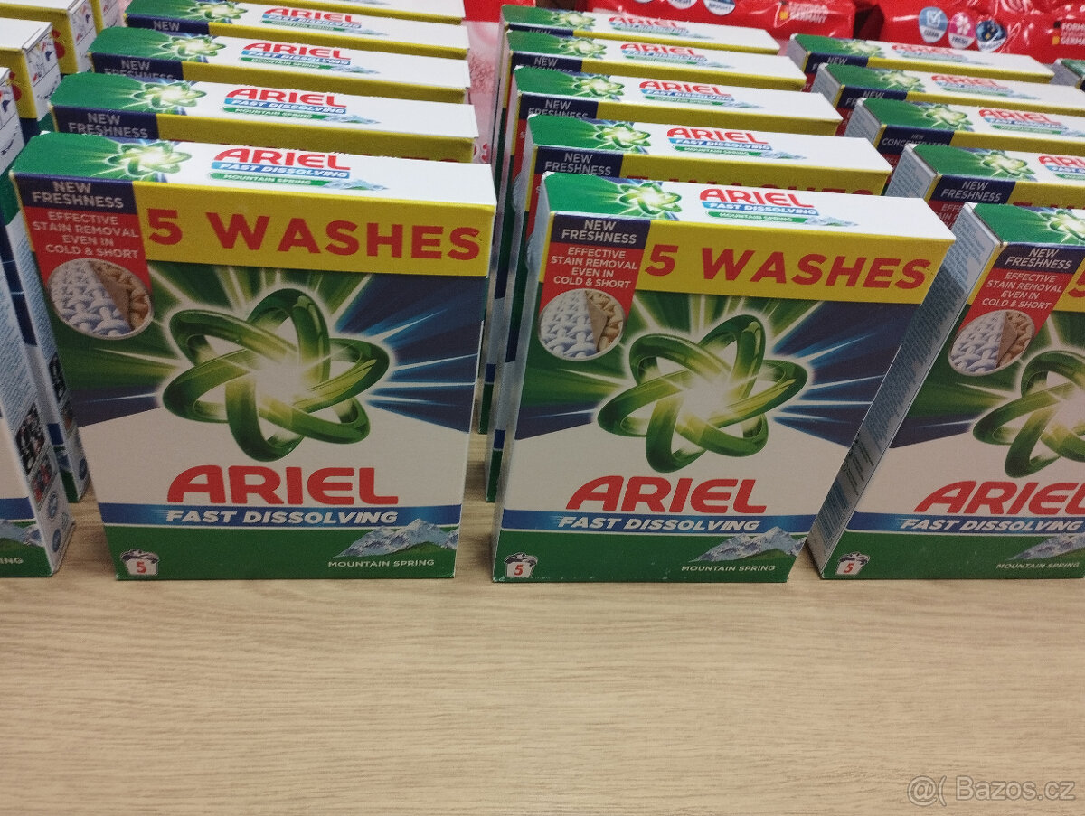 Prací prášky Ariel a Bonux - 3