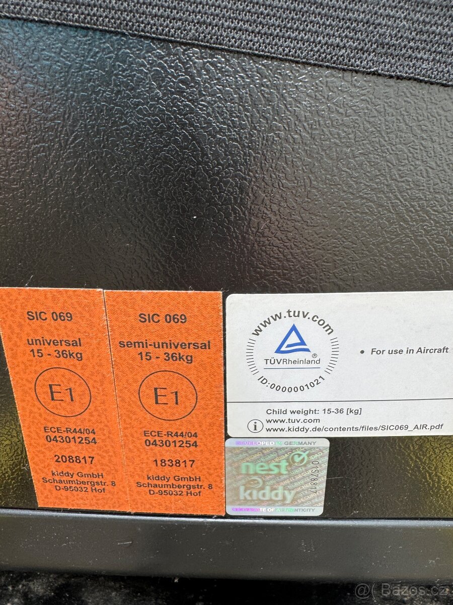 Rostoucí autosedačka Kiddy Smartfix s ISOFIXem - 3