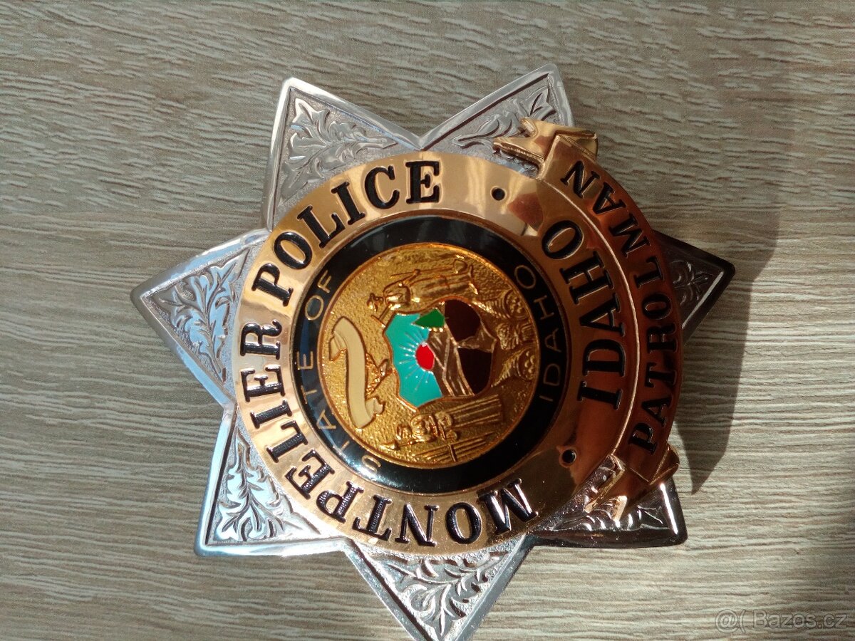 Prodám US odznak policie - 3
