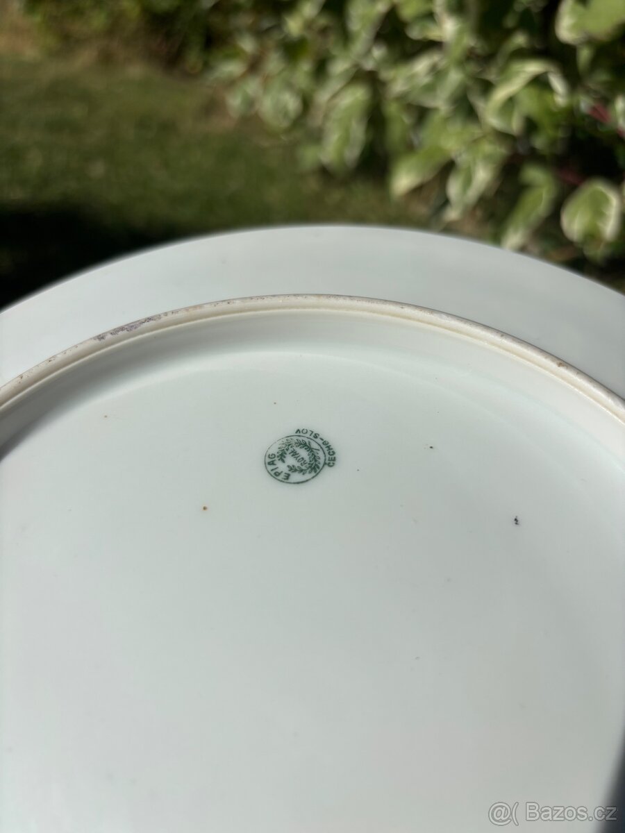 Sběratelský porcelánový talíř EPIAG Royal (Čecho-Slovakia) - 3