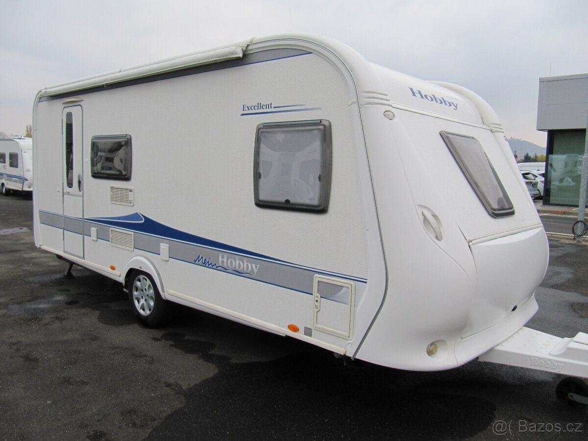 Prodám karavan Hobby 500 kmfe,r.v2009 + mover + markýza - 3