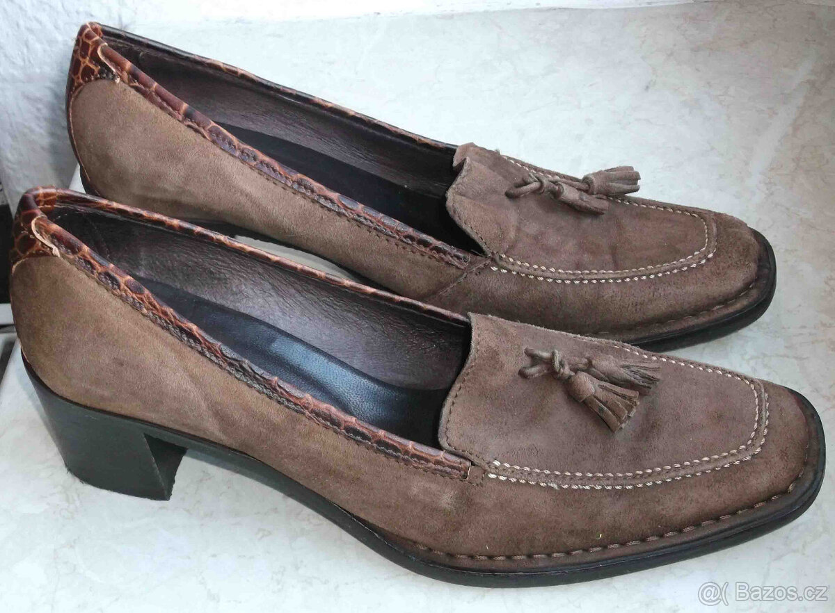 Bata. ELEGANTNÍ značkový kvalitni botky VEL.38 - 3