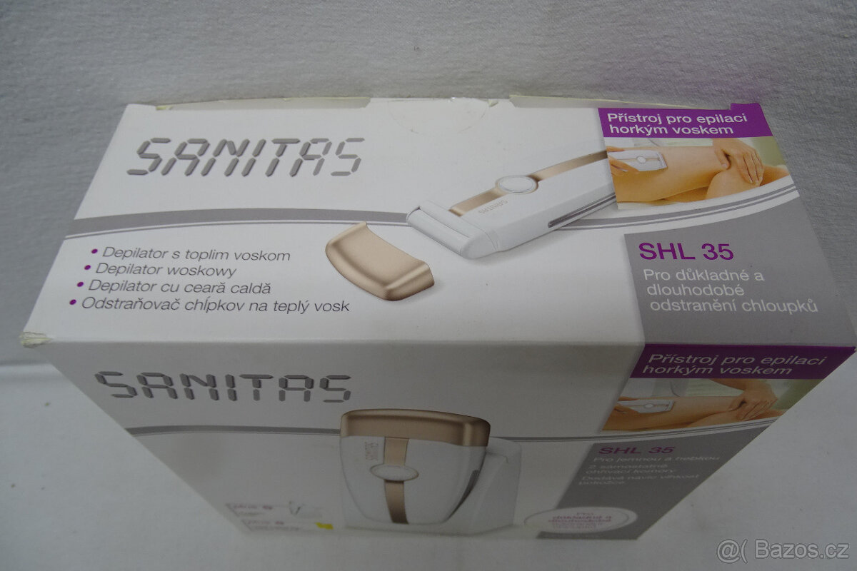 Epilační strojek na vosk Sanitas SHL 35 nový - 3