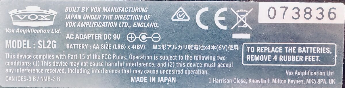 Vox StompLab IIG – kytarový multiefekt, jako nový - 3