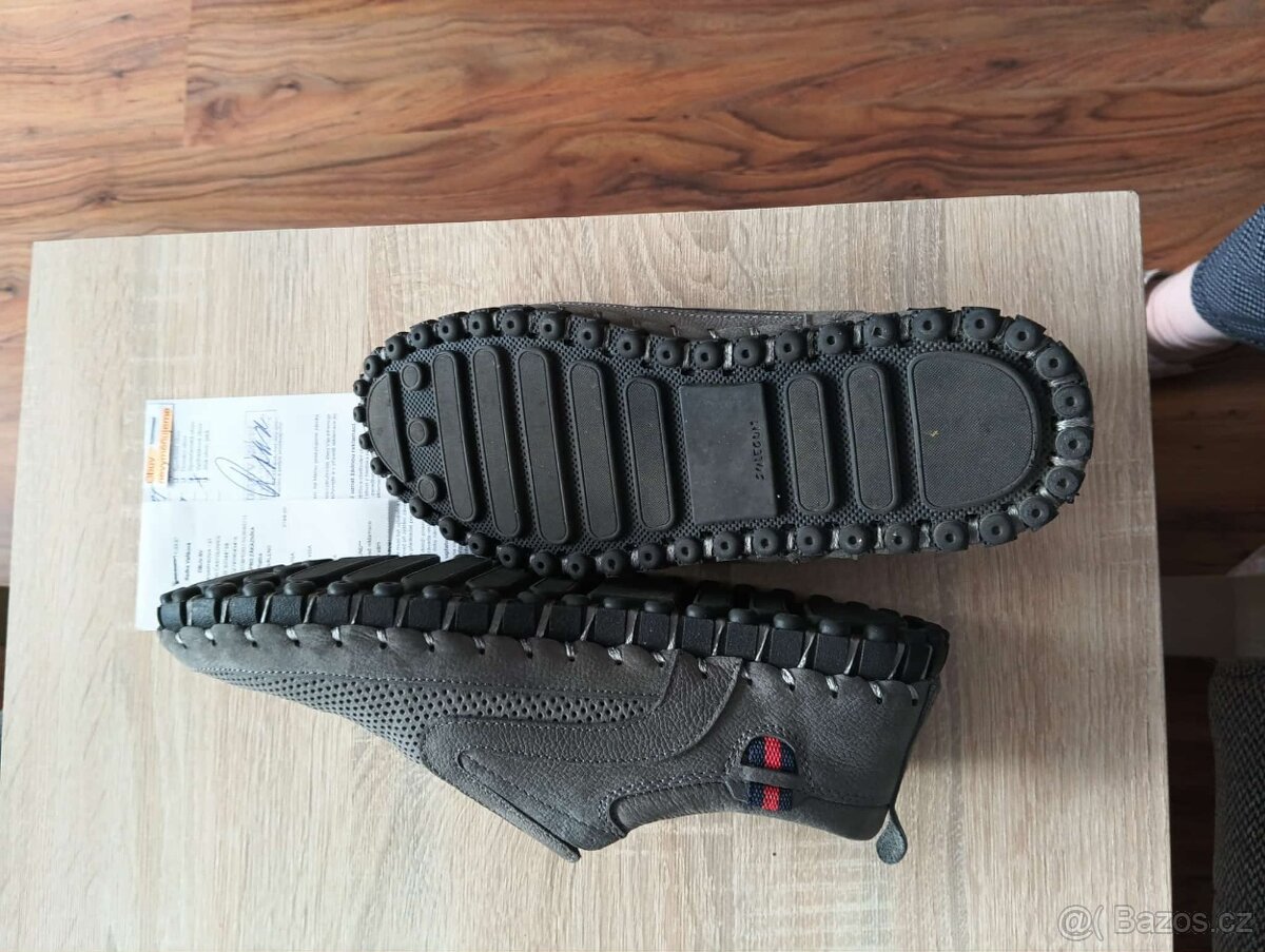 Pánské kožené polobotky - 3