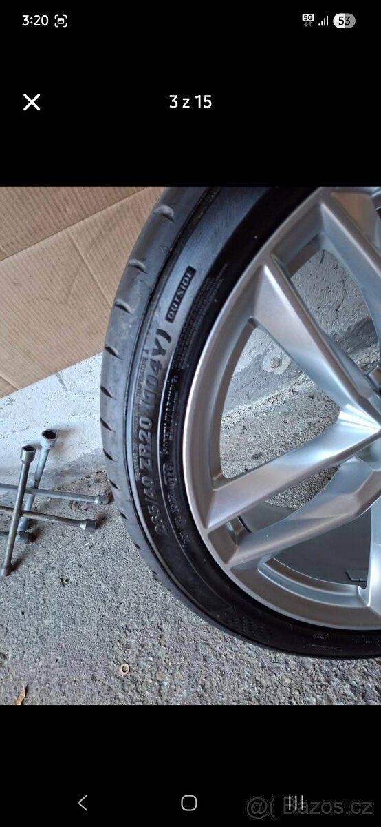 Alu kola R20 5x112 Originál Audi - 3