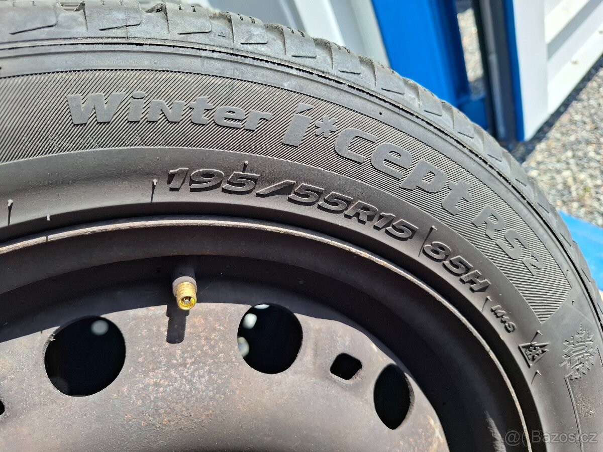 Zimní pneumatiky Hankook 195/55/15 - jen pneu - 3