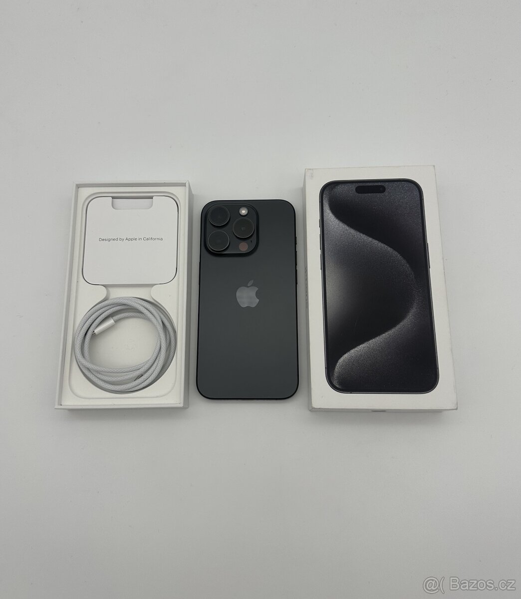 iPhone 15 Pro 256GB Black Titanium + ZÁRUKA - 3