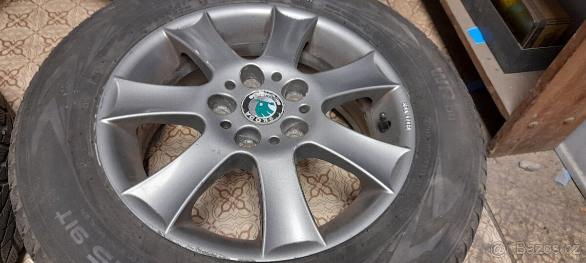 Alu kola R15 6Jx15 et45 5x112 Aluett zimní sada - 3