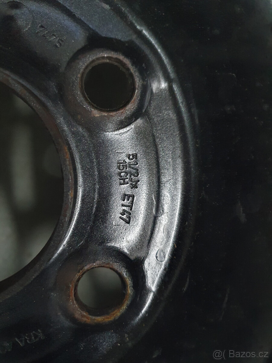 Plechové disky 15"- Hyundai, KIA - 3