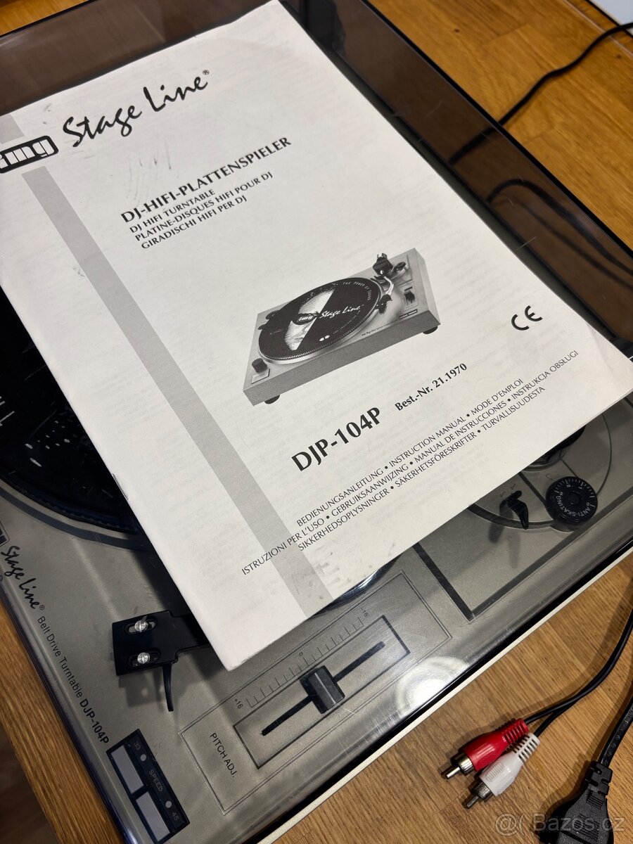 prodám gramofon IMG Stage Line DJP-104P - 3