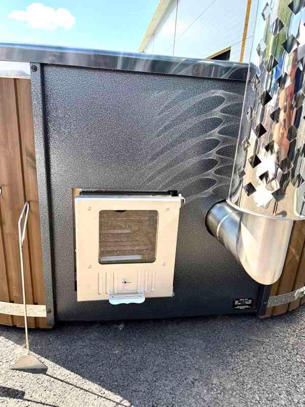 Koupací sud Marble čtverec, mramor modrá - 3