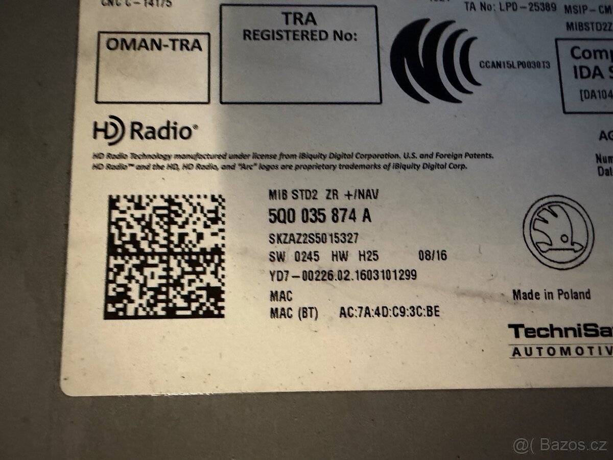 Radio navigace Superb III - 3