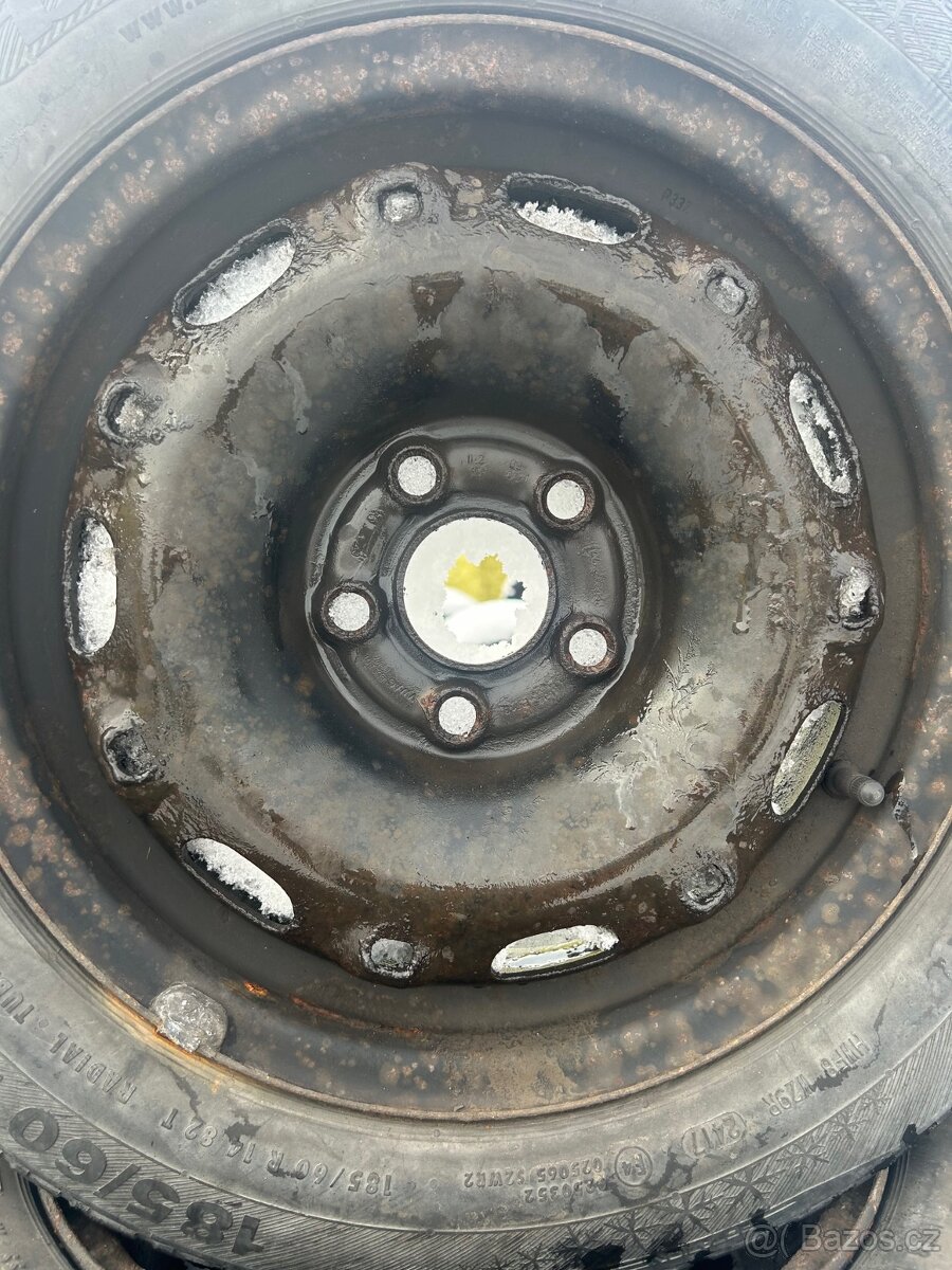 5x100 185/60R R15 zimní - 3