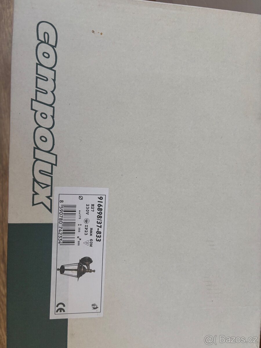 Venkovní osvětlení nástěnné lucerna s patinou - 3