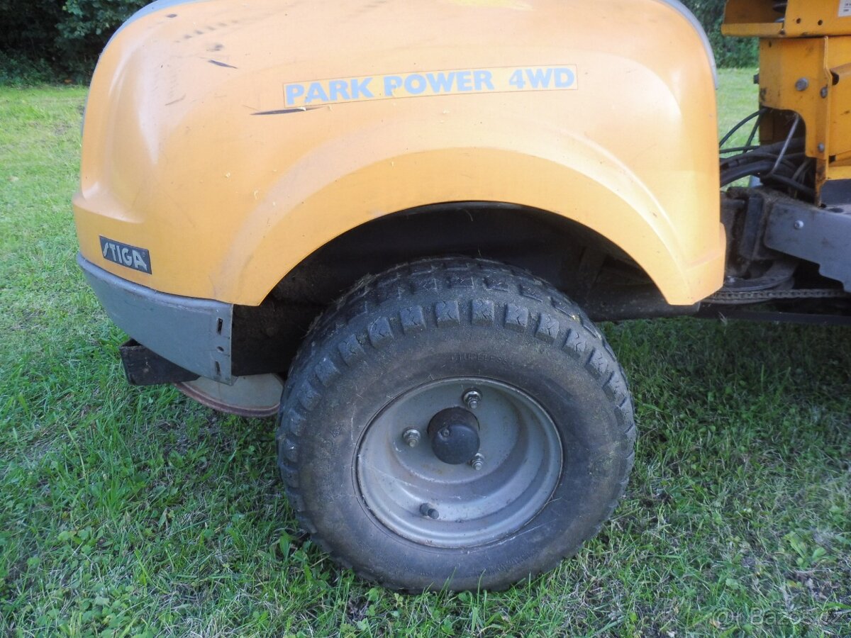 prodám sekačku stiga. rider stiga park , pohon 4x4, 125cm - 3