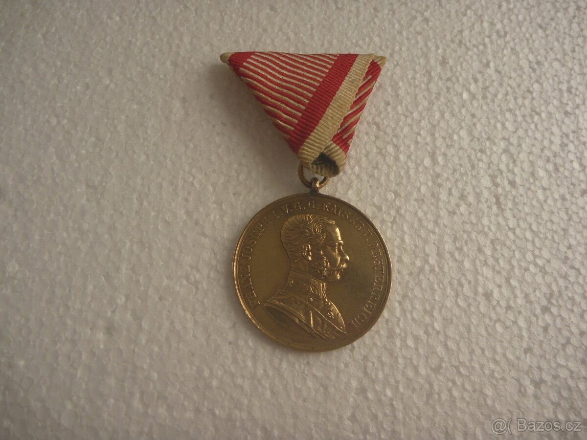 RU velká zlatá medaile statečnost Tapferkeit FJI 1914 WW - 3