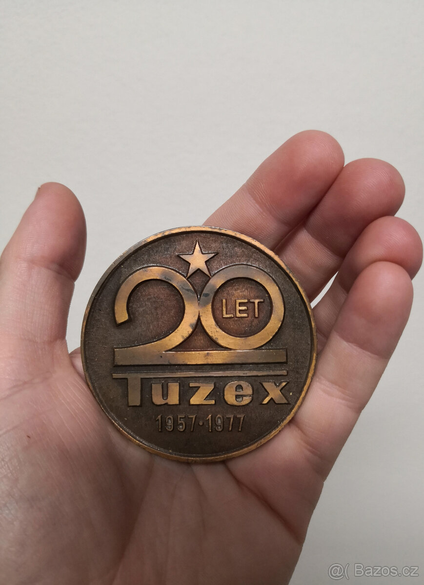 Medaila Tuzex 20 rokov 1957-1977 - 3