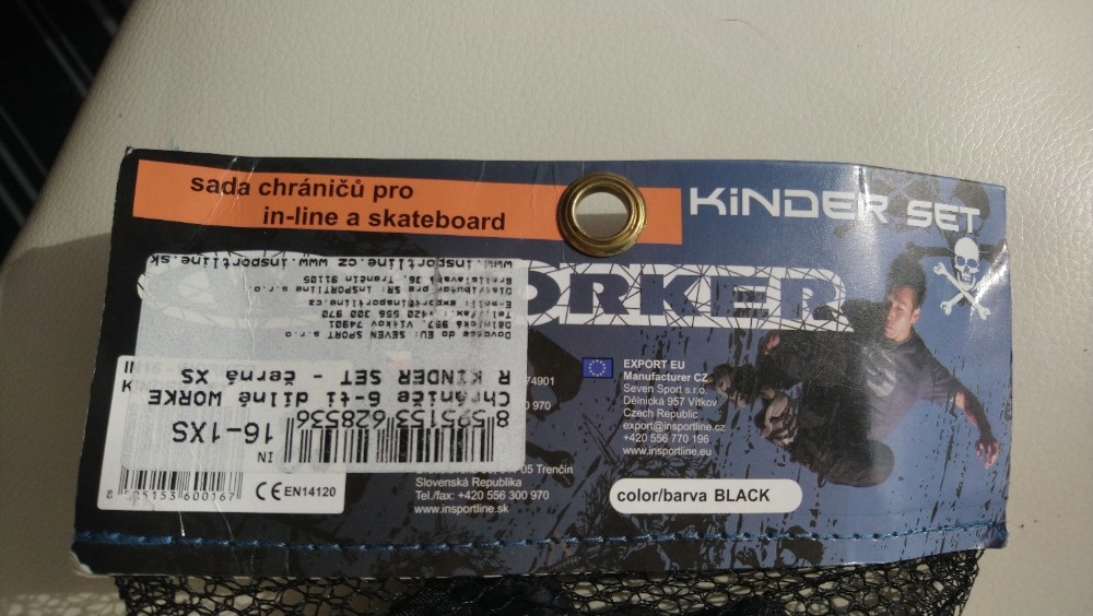 Sada chráničů na kolečkové brusle vel. XS - 3