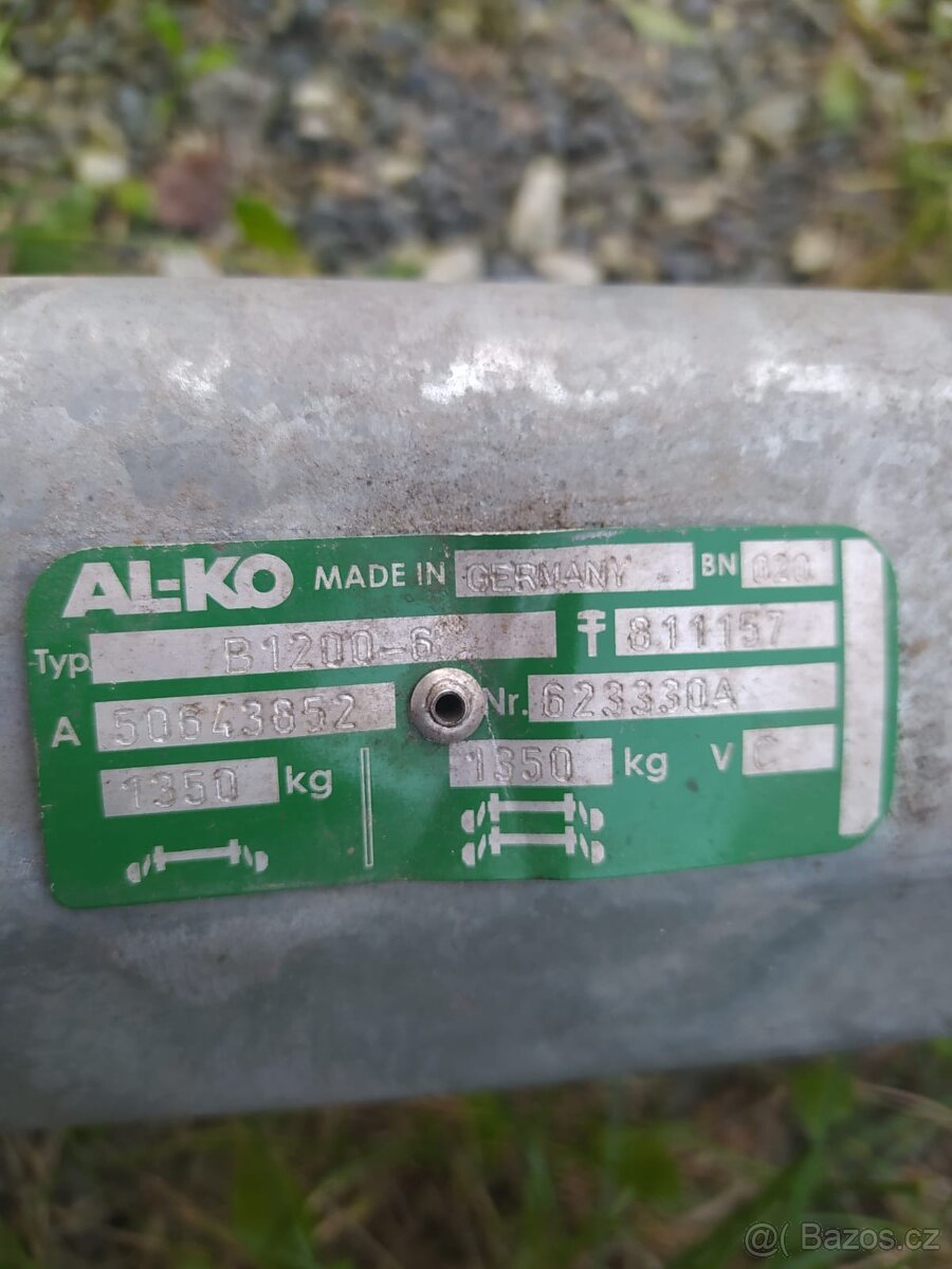 Náprava al-ko b1200-6 1350kg - 3