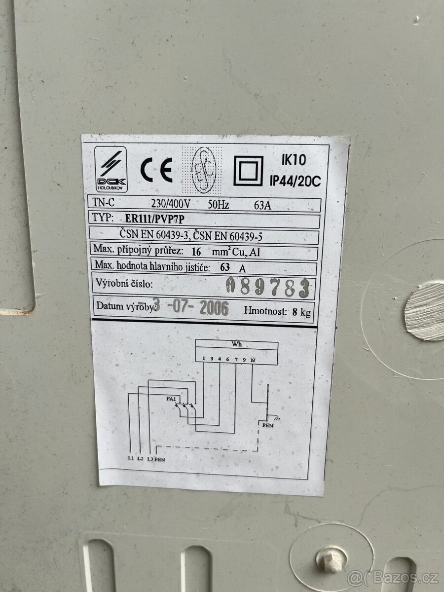 El. rozvaděč ER 111/PVP7P - 3