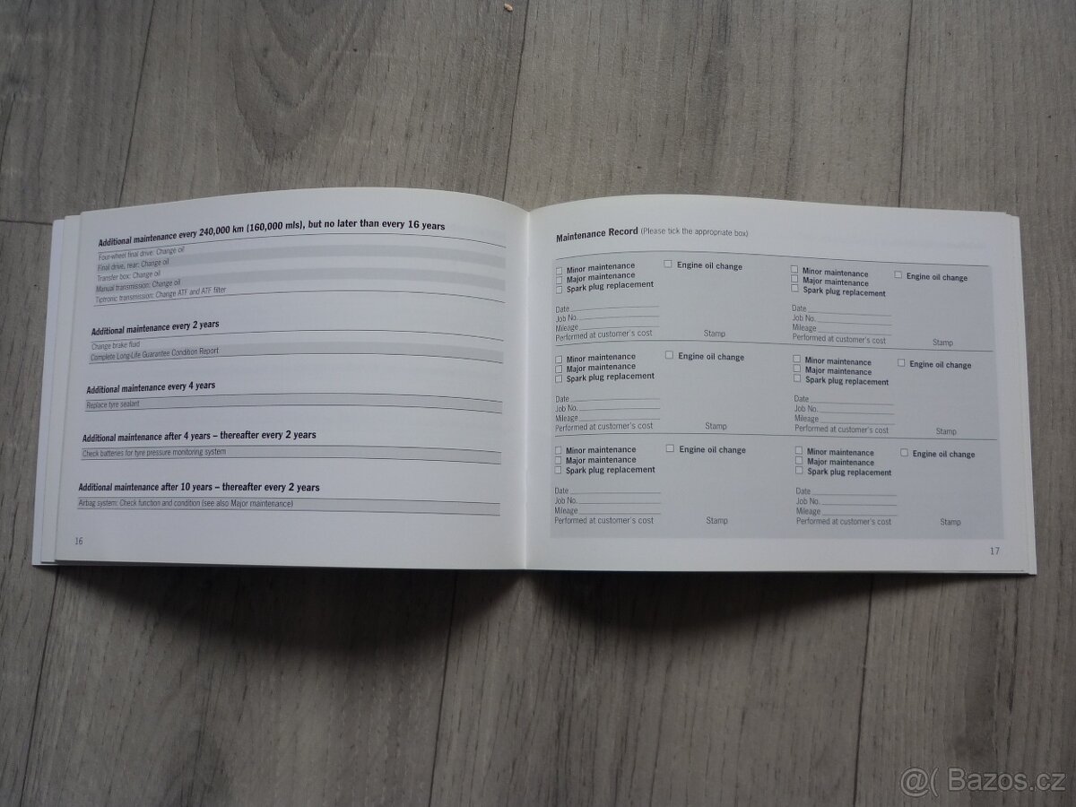 Servisní knížka Porsche Cayenne (2007-2009) - 3