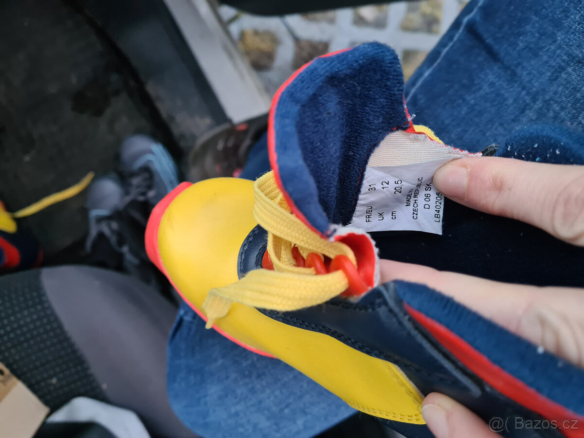 Dětské lyžařské boty Botas, vel. 31, vázání SNS - 3