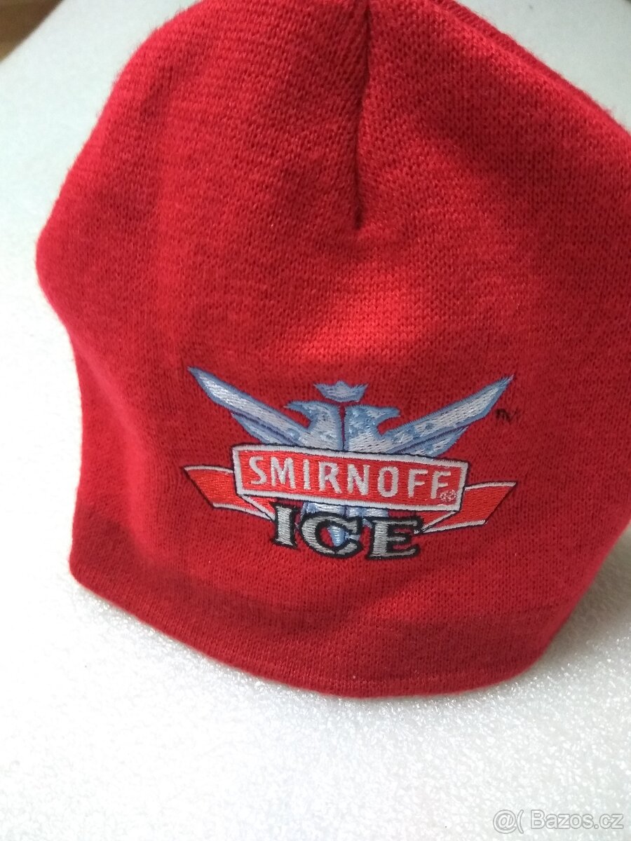 Zimní čepice dvouvrstvá zn. SMIRNOFF - ICE , NOVÁ - 3