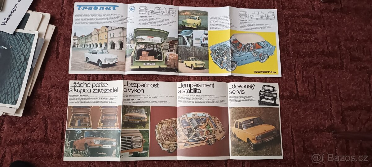 Prospekty prodám Škoda, Wartburg, Trabant - 3