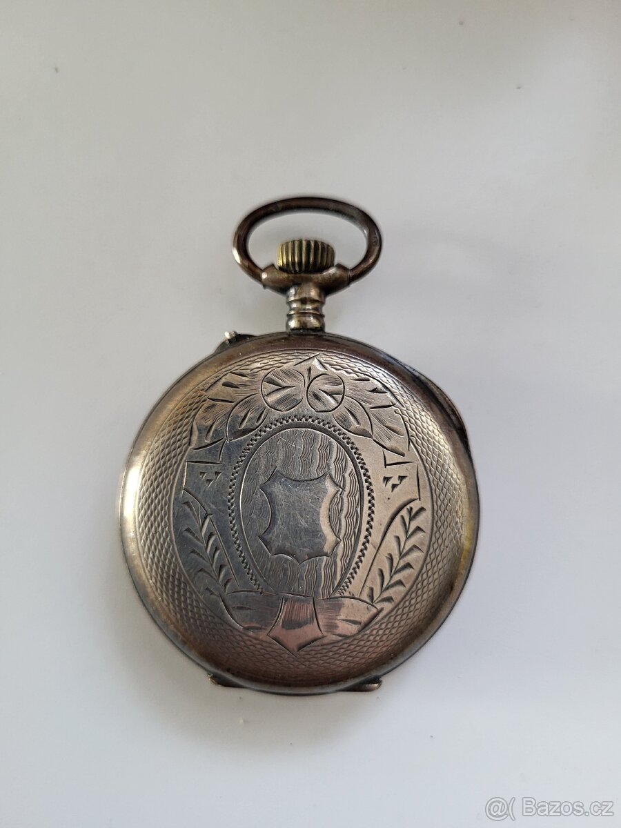 Stříbrné kapesní hodínky - 3