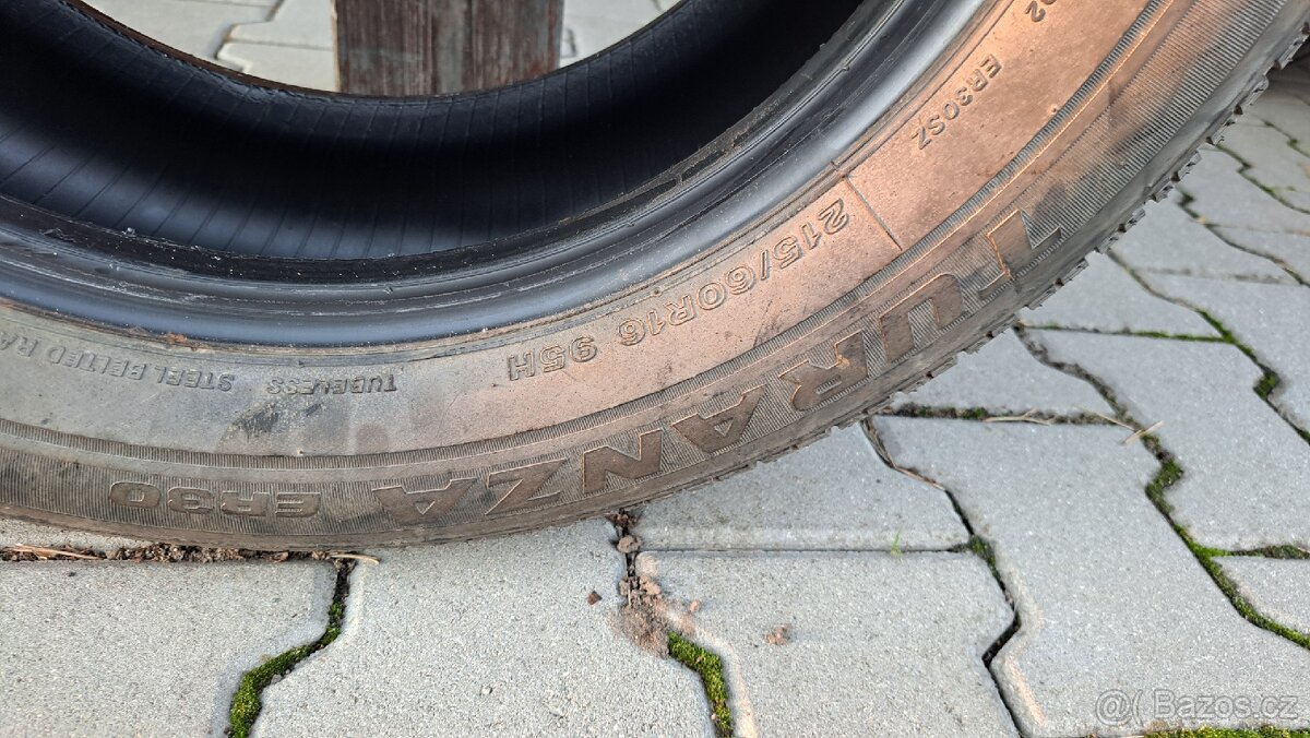 1ks Pneu Bridgestone Turanza 215 60 16 - 3
