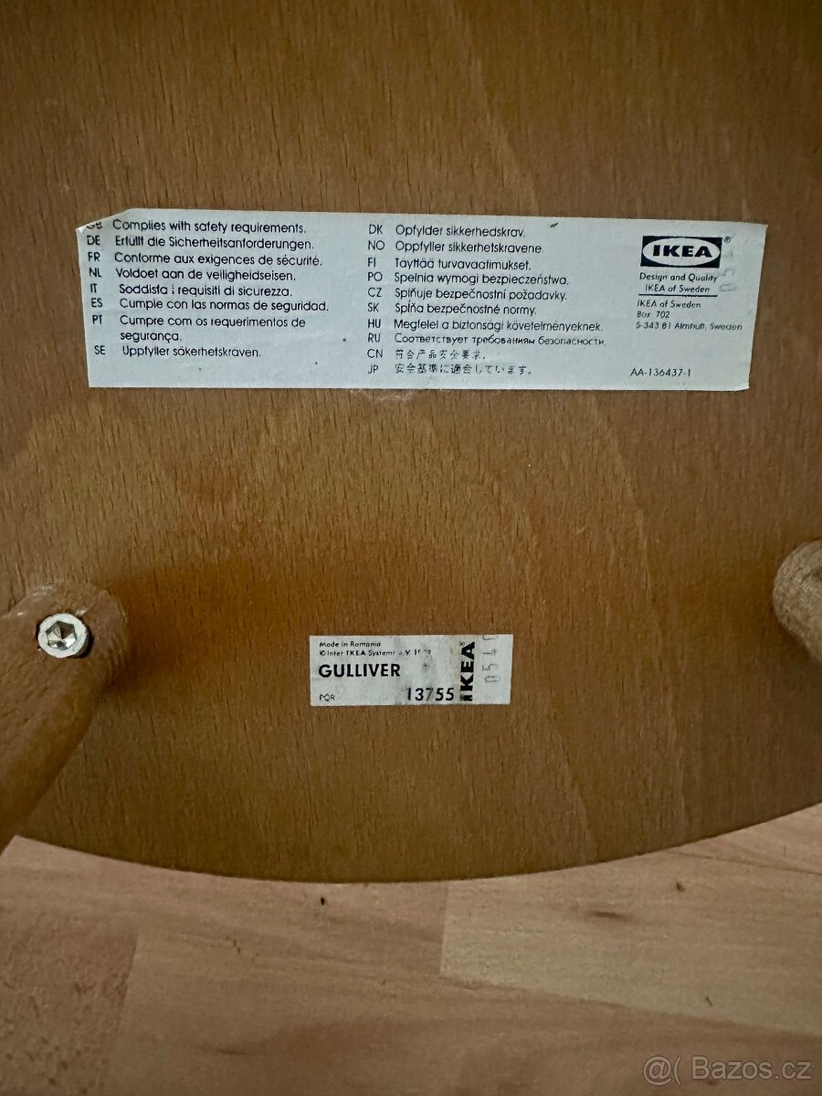 Stylová dřevěná židlička IKEA Gulliver - 3