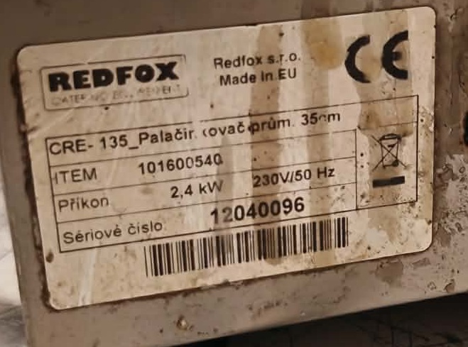 REDFOX CRE 135 PALAČINKOVAČ na crepes - 3
