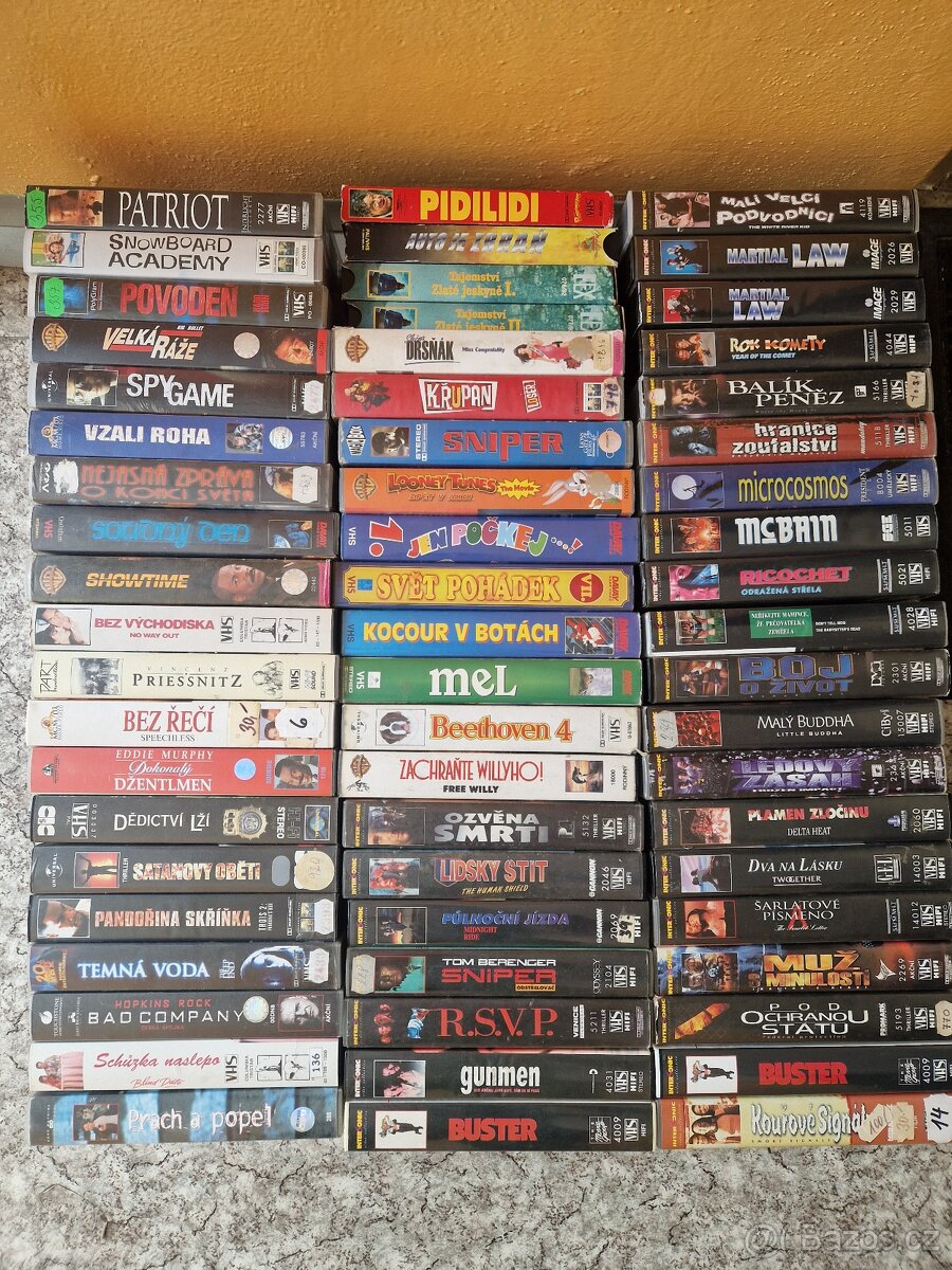 Vhs kazety original cca 300ks - 3