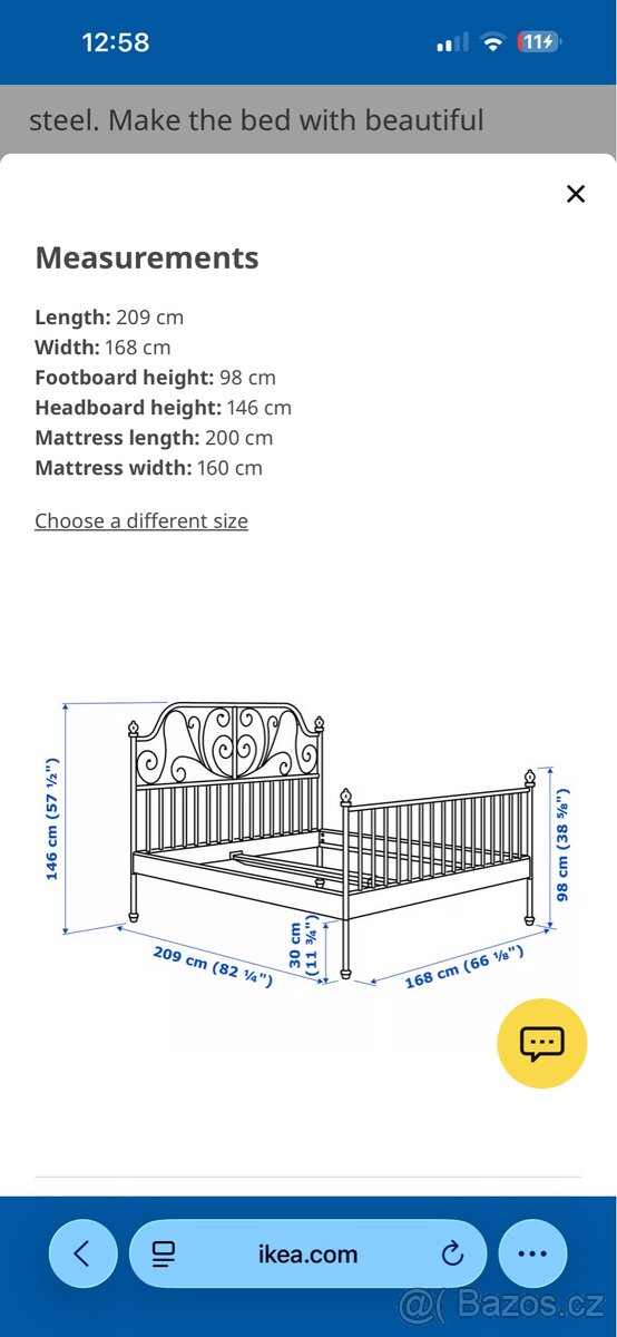 Postel 160/200 Ikea - 3