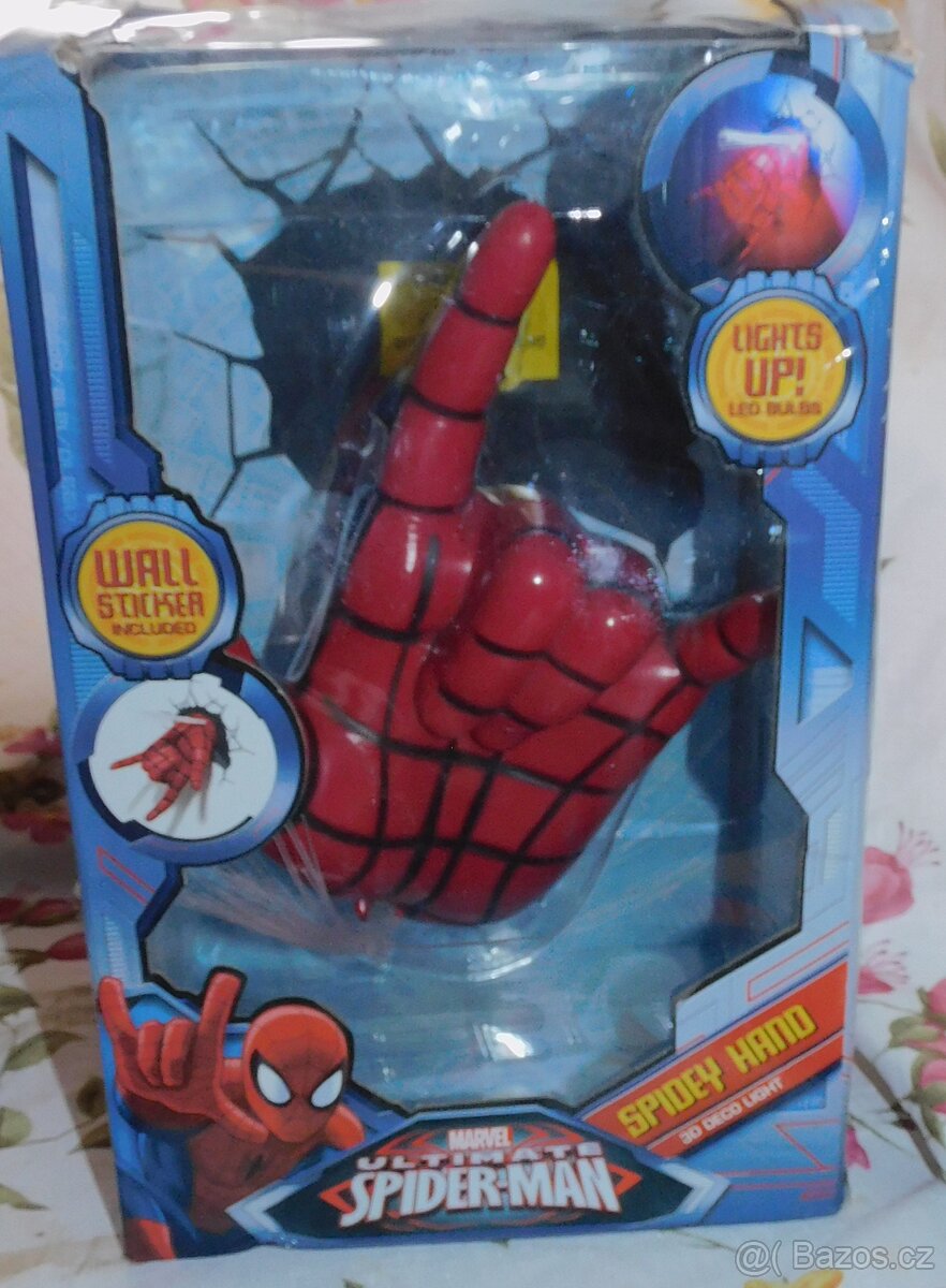 SPIDERMAN - lampička - světlo - 3