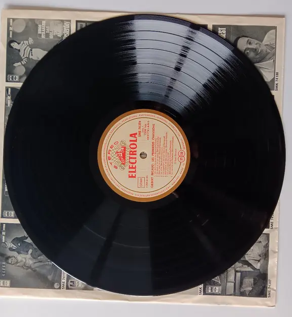 Gilbert BECAUD - Les Premieres Chansons - vinyl LP - 3