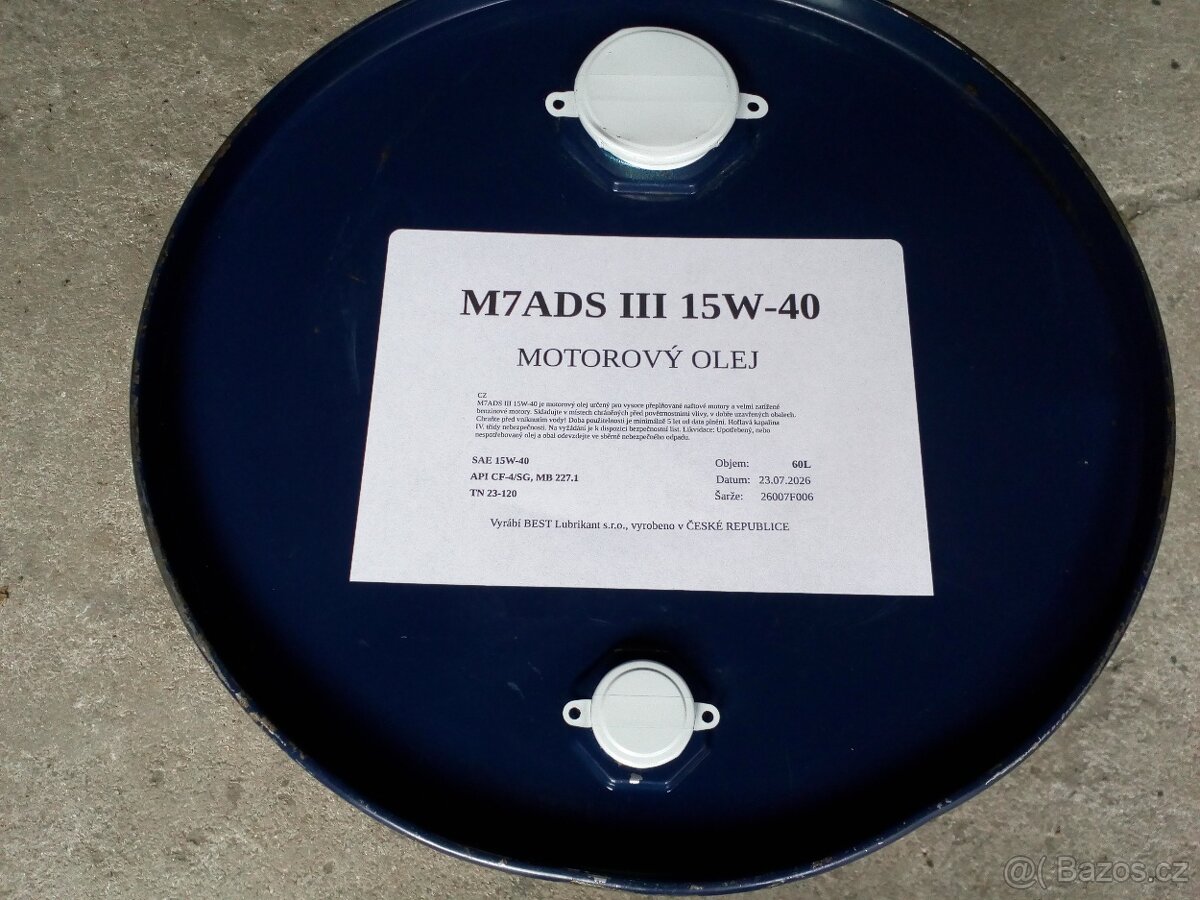 M7ADS III - olej motorový 15w-40 - 3
