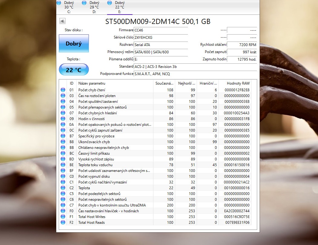 4x 500gb sata bez vadných sektorů do Pc. - 3