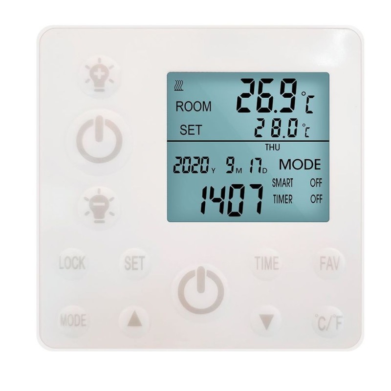 Stropní LED světlo plus sálavé infra topení 65x65cm 400W - 3