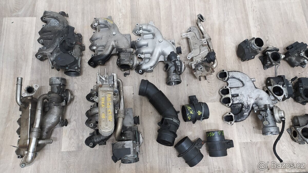 VW Škoda Seat Audi sání EGR škrtící klapka tandem - 3
