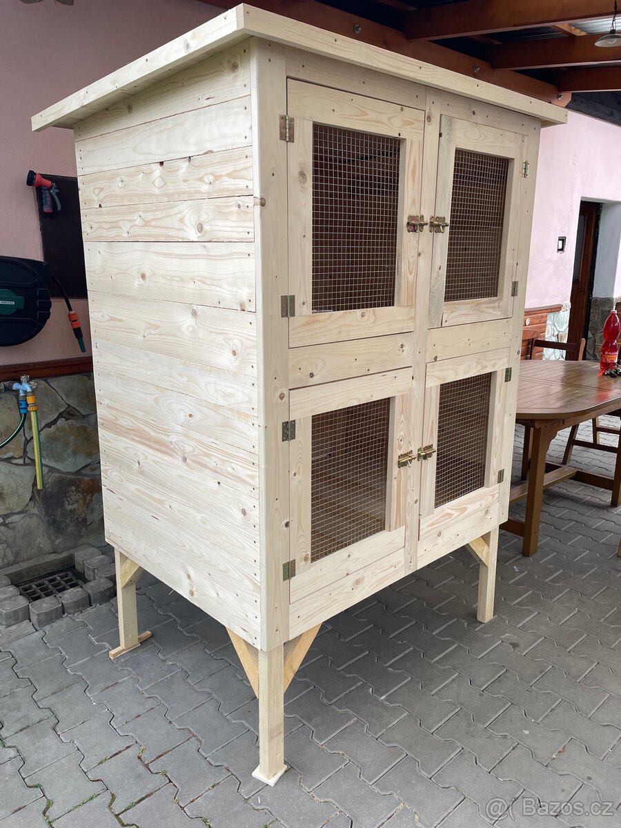 Králíkárna 2 velké kotce - 3