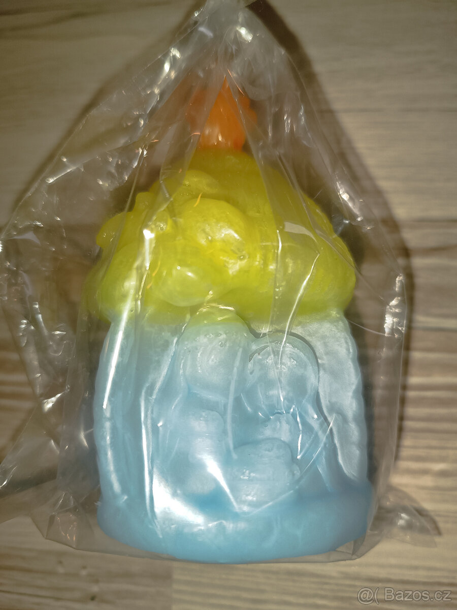 Vánoční svíčka Betlém + porcelánový skřítek - 3