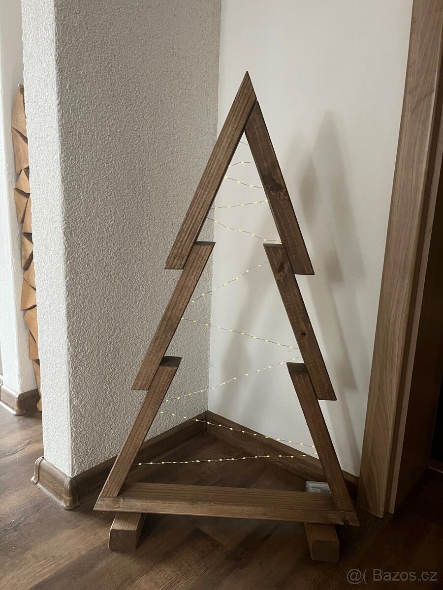 Dřevěný vánoční stromeček - 3