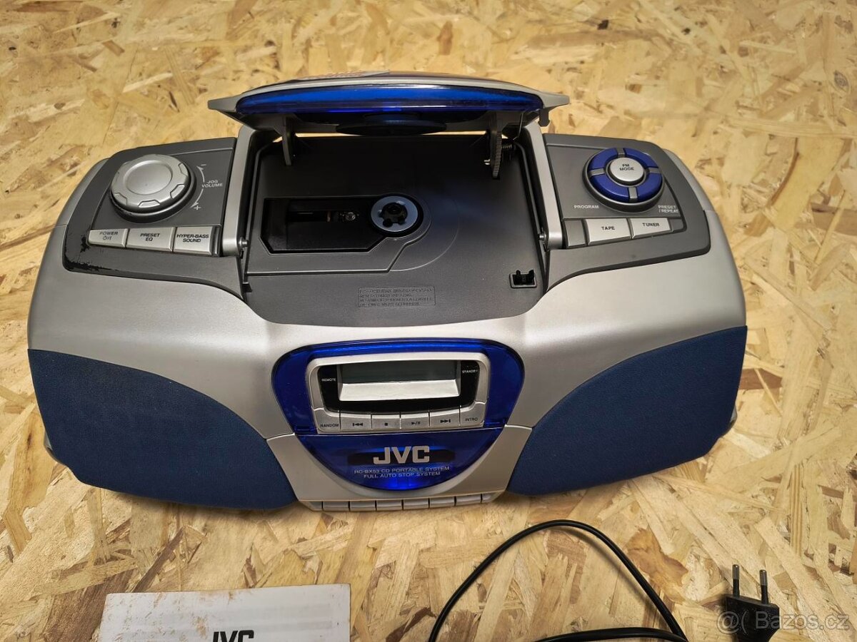 Radiomagnetofon s CD JVC RC-BX53SL - 3