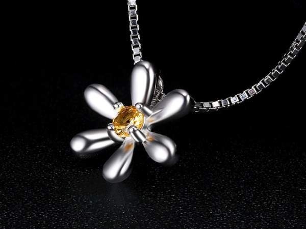 Krásná stříbrná kytičková souprava - 3