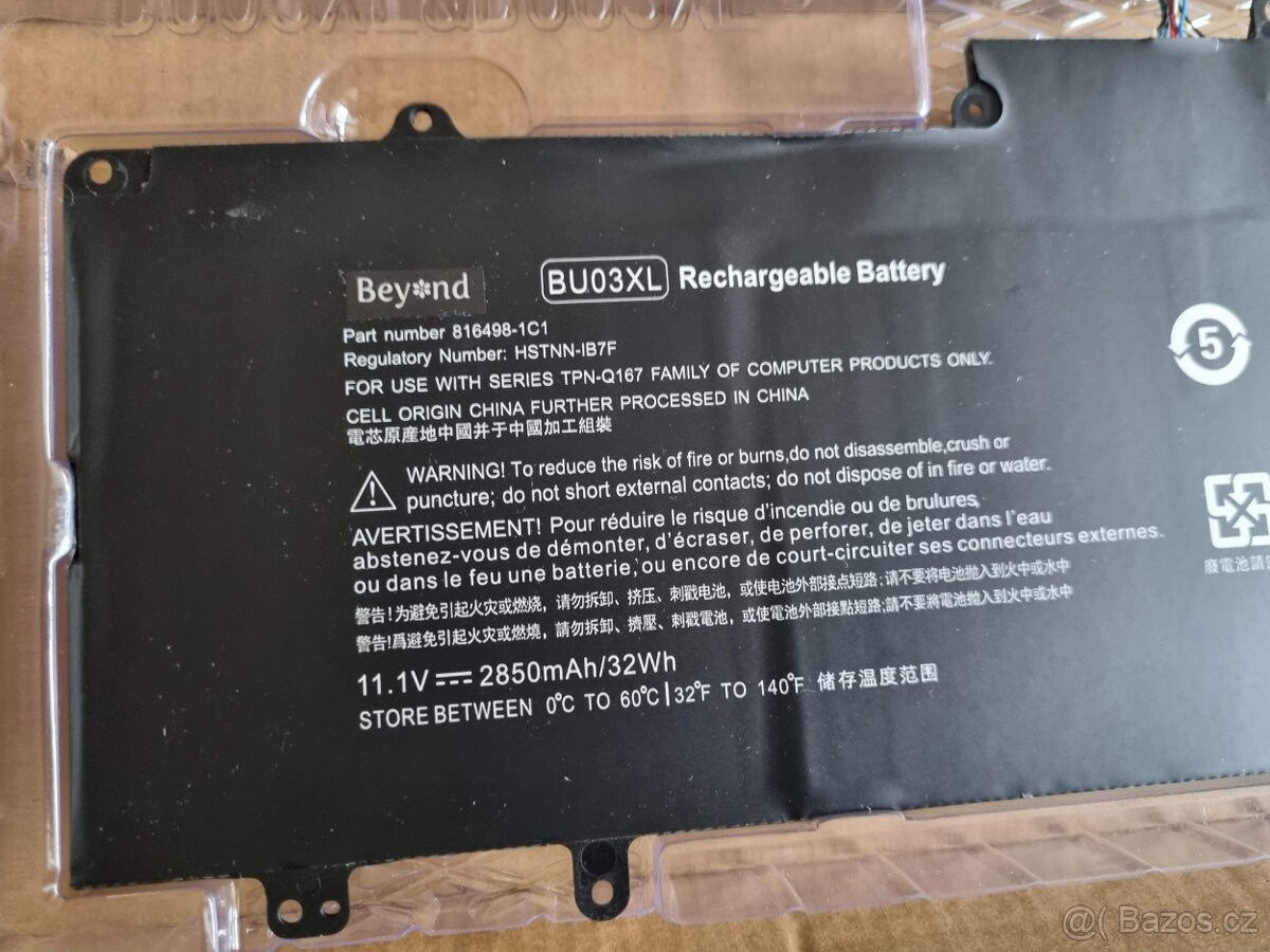 Baterie HP BU03XL Chromebook 14 G4⭐ - 3