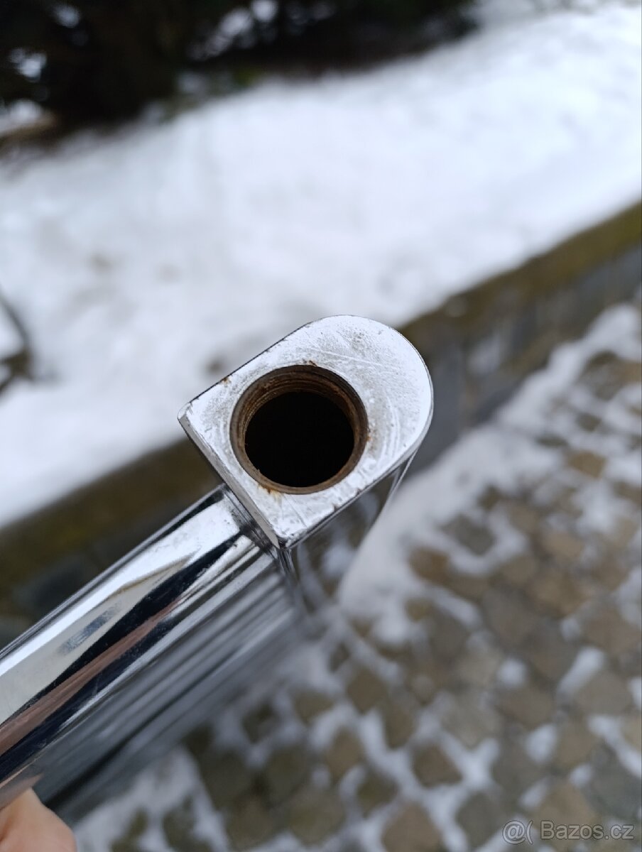 Radiátor, žebřík, chromovaný, 1600 x 600 mm - 3